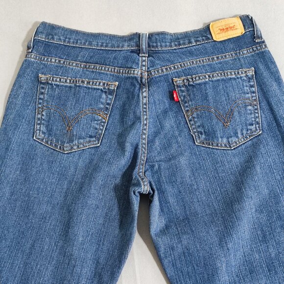 Vintage Levi's 515 jeans women's sz 12 denim blue colour boot cut cowgirl denim - Picture 4 of 15
